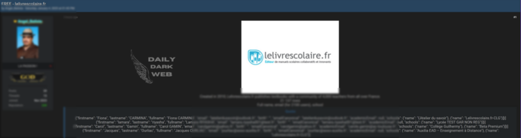 Lelivrescolaire.fr Data Breach Sparks Concerns in the Education Sector