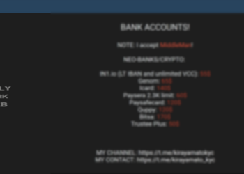 Report Highlights Alleged Sale of Neo Bank Accounts