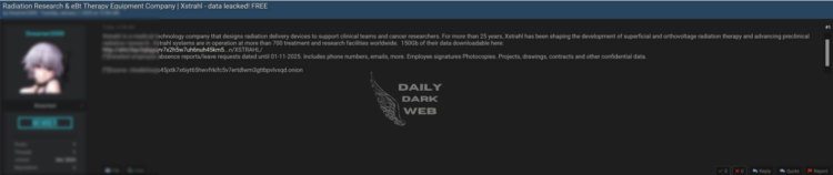 United Kingdom: Xstrahl eBt Therapy Equipment Data Breach Sparks Concerns