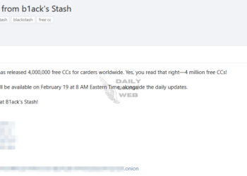 Alleged Data Dump: Threat Actor Claims to Release 4 Million Stolen Credit Cards