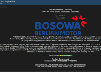 Bosowa Berlian Motor Allegedly Breached