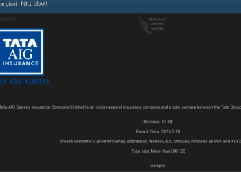 Tata AIG Allegedly Targeted in Massive Data Breach