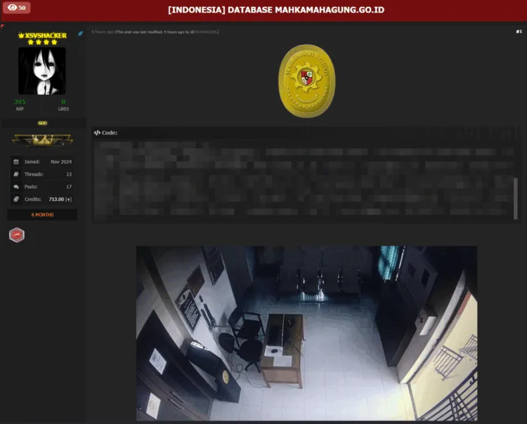 Alleged Data Exposure Hits Indonesian Supreme Court