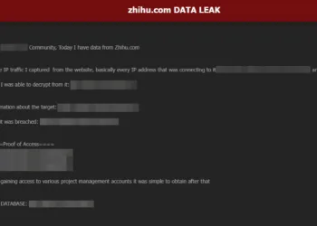 Alleged Data Breach Impacts Prominent Chinese Q&A Platform Zhihu
