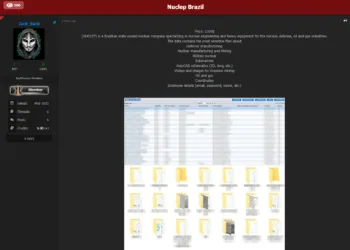 Allegedly Stolen Data from Brazilian Nuclear Company Nuclep Offered for Sale