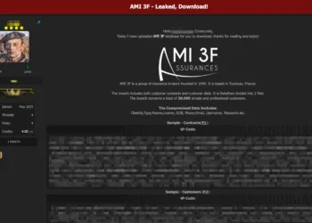 French Insurance Broker AMI 3F Allegedly Breached 20K Customer Records Leaked