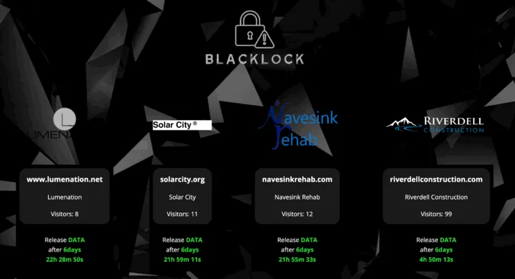 Blacklock Ransomware Group Claims Four New Victims