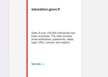 French Ministry of Education Targeted by Alleged Ransomware Attack, Data of Over 40,000 Individuals Leaked