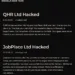 Major Israeli Staffing Firms JobPlace and QHR Allegedly Breached by Handala Group