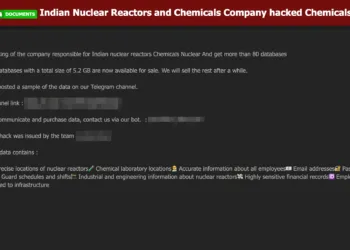 Indian Nuclear and Chemical Firm Allegedly Breached