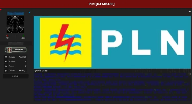 Indonesian State-Owned Electricity Giant PLN Allegedly Breached