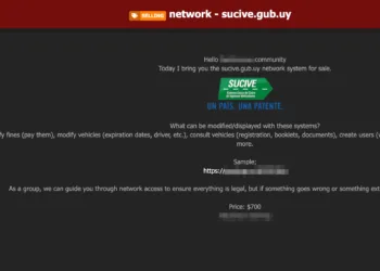 Uruguay’s National Vehicle System SUCIVE Allegedly Breached, Access Reportedly for Sale Online