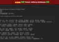 Taiwan Military Database Allegedly Compromised, Sensitive Data Offered for Sale