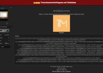 Marketing Firm Tenacious Marketing USA Allegedly Breached – 414,000 Records for Sale