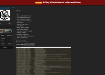Patient Data from Russian Medical Group Universantal Allegedly Leaked