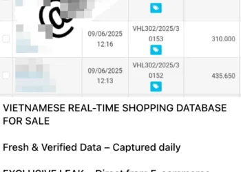 Vietnamese E-commerce Company Allegedly Breached