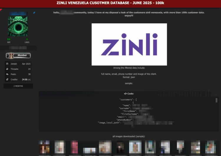 Zinli Data Breach – Over 100K Users of Popular Venezuelan Digital Wallet Allegedly Exposed