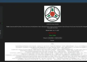 Bangladesh Road Transport Authority Data Allegedly Breached – Over 1 Million Records for Sale