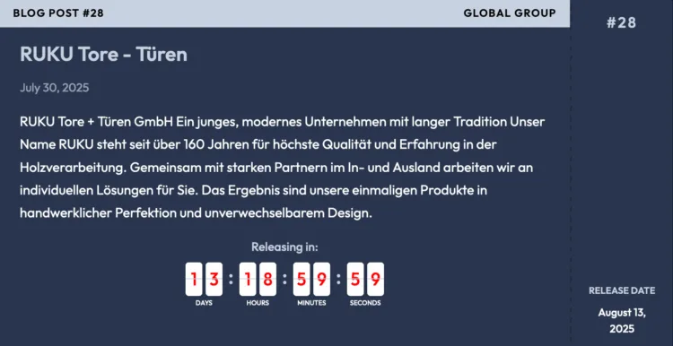 German Manufacturer RUKU Tore – Türen Allegedly Targeted by Global Ransomware