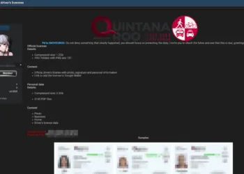 Quintana Roo Mobility Institute (IMOVEQROO) Allegedly Breached – Driver’s Licenses Leaked