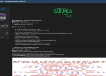 Indonesian Mining Firm Karunia Group Allegedly Breached