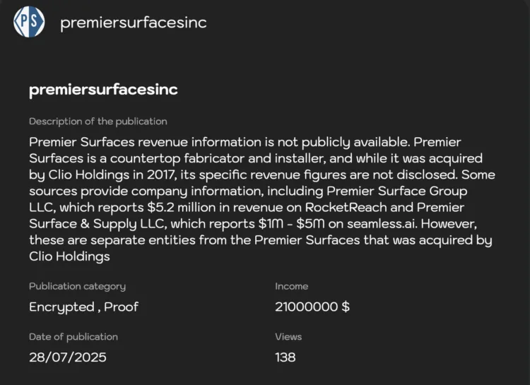 Lynx Ransomware Allegedly Breaches Countertop Specialist Premier Surfaces Inc.