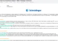 Sensitive Strategic Data of Schrödinger GmbH Allegedly Offered for Sale Online
