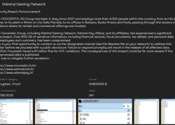 Italian Gaming Giant Admiral Gaming Network Allegedly Hit by Lynx Ransomware