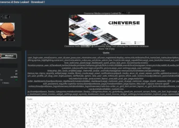 Indonesian Entertainment Site Cineverse Database Allegedly Leaked on Dark Web