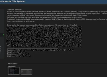Correos de Chile Allegedly Breached – Full System Access Put Up for Sale