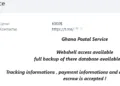 Ghana Postal Service Allegedly Breached – Database and System Access for Sale