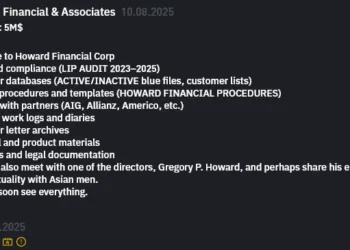 Howard Financial & Associates Allegedly Hit by INC Ransomware