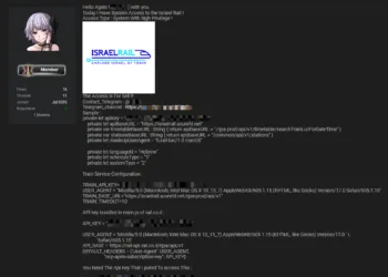 Israel Railways Allegedly Targeted by Threat Actor Selling High-Privilege System Access