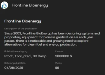 Lynx Ransomware Allegedly Breaches Clean Energy Firm Frontline Bioenergy
