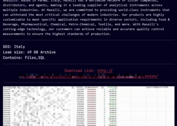 Maselli Misure S.p.A. Allegedly Targeted by Sarcoma Ransomware Group