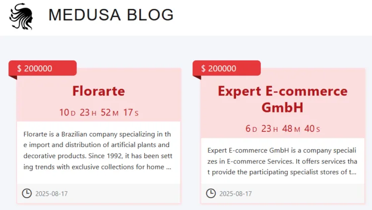 Medusa Ransomware Group Allegedly Breaches Florarte and Expert E-commerce GmbH