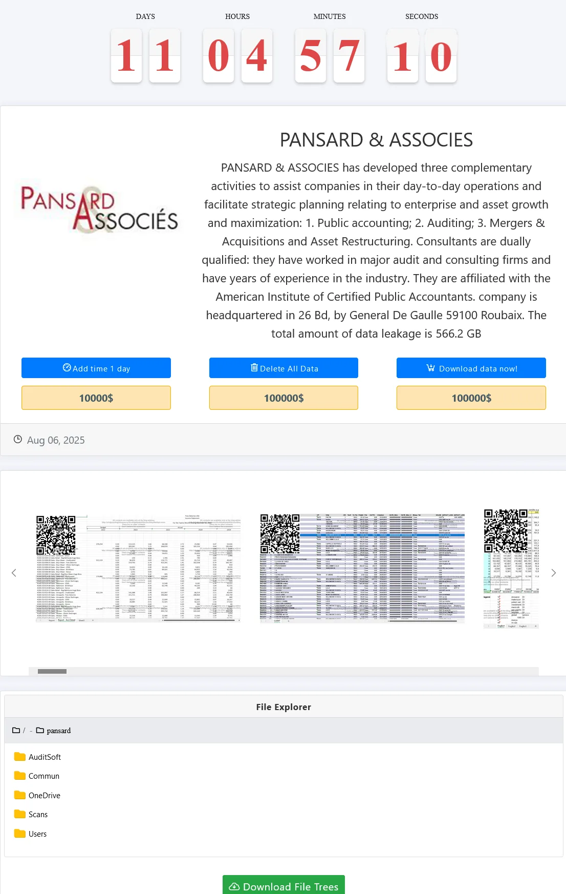 Medusa Ransomware Allegedly Breaches French Accounting Firm PANSARD & ASSOCIES