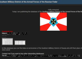 Russian Southern Military District Allegedly Breached – Sensitive Data on Servicemen Leaked Online