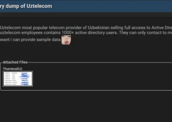 Threat Actor Allegedly Sells Active Directory Access to Uzbekistan’s Uztelecom