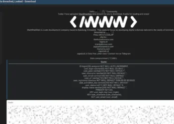 Indonesian Web Development Firm WaitWhatWeb Suffers Alleged Data Breach