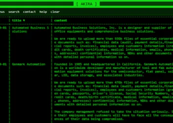 Akira Ransomware Group Allegedly Breaches Automated Business Solutions and Genmark Automation