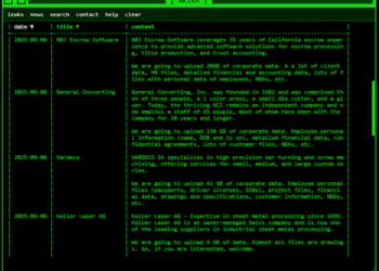 Akira Ransomware Allegedly Breaches RBJ Escrow Software, General Converting, Vardeco, and Keller Laser AG