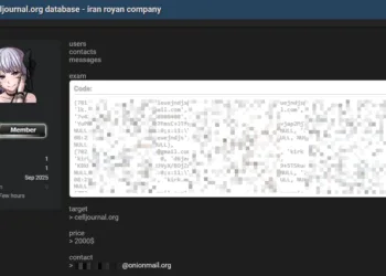 Cell Journal Database Breach: User Data For Sale