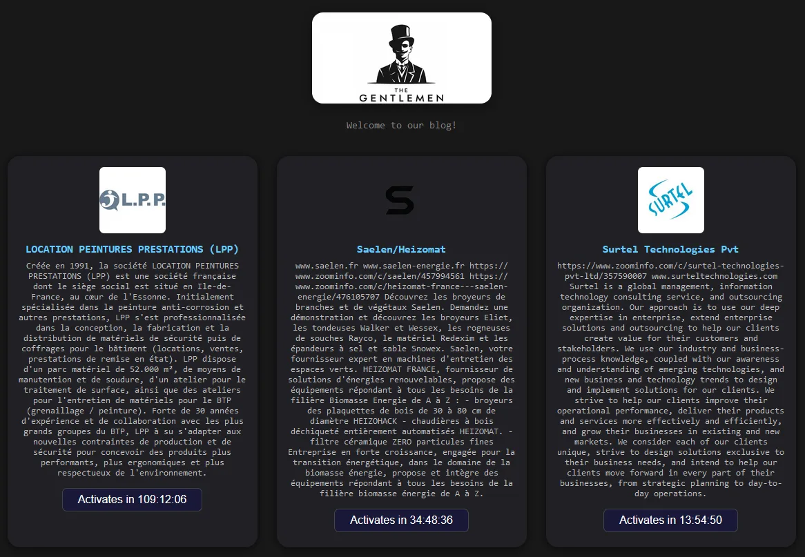 Location Peintures Prestations (LPP), Saelen/Heizomat, and Surtel Technologies Added to The Gentlemen Ransomware’s Victim List