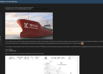 Data Breach at K Shipbuilding Exposes Sensitive Ship Designs