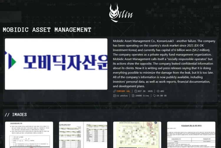 Mobidic Asset Management Hit by Qilin Ransomware Attack