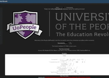 University of the People Database Allegedly For Sale on Dark Web – Affecting Over 500,000 Users