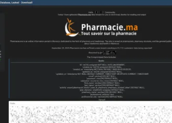 Pharmacie[.]ma Data Breach Exposes Data of 41,772 Customers