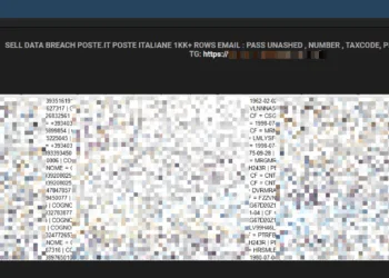 Over 1 Million Records of Poste Italiane Customers Allegedly Leaked in Data Breach