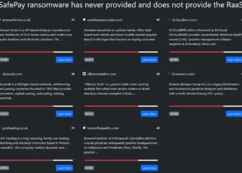 Safepay Ransomware Allegedly Breaches Armour Home, Venetian Associates, DrCloudEHR, Slusarski, Alliance Steel, Browne, GOS Heating, and BIOS Orthopedics